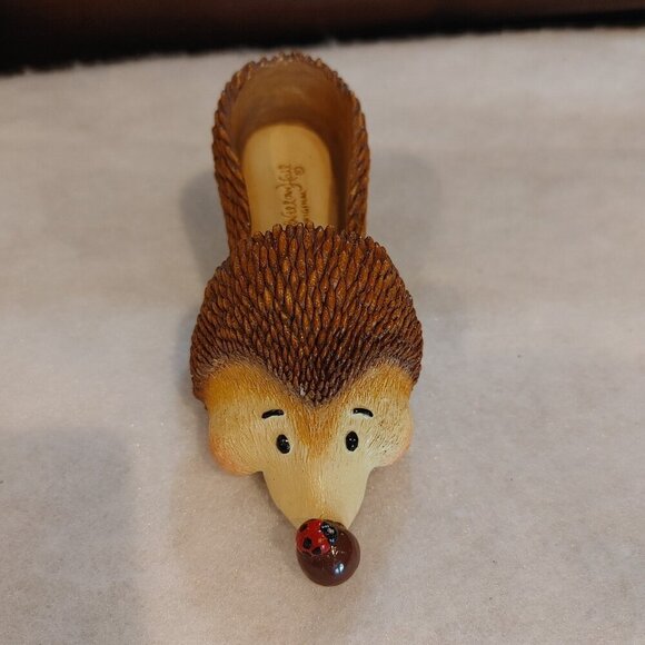 Hedge Hog Shoe Shoo Shoo Shuffle Shuffle Design #3 Figurine - Picture 3 of 11